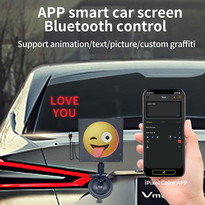 LED Display Car APP Control Advertising Screen